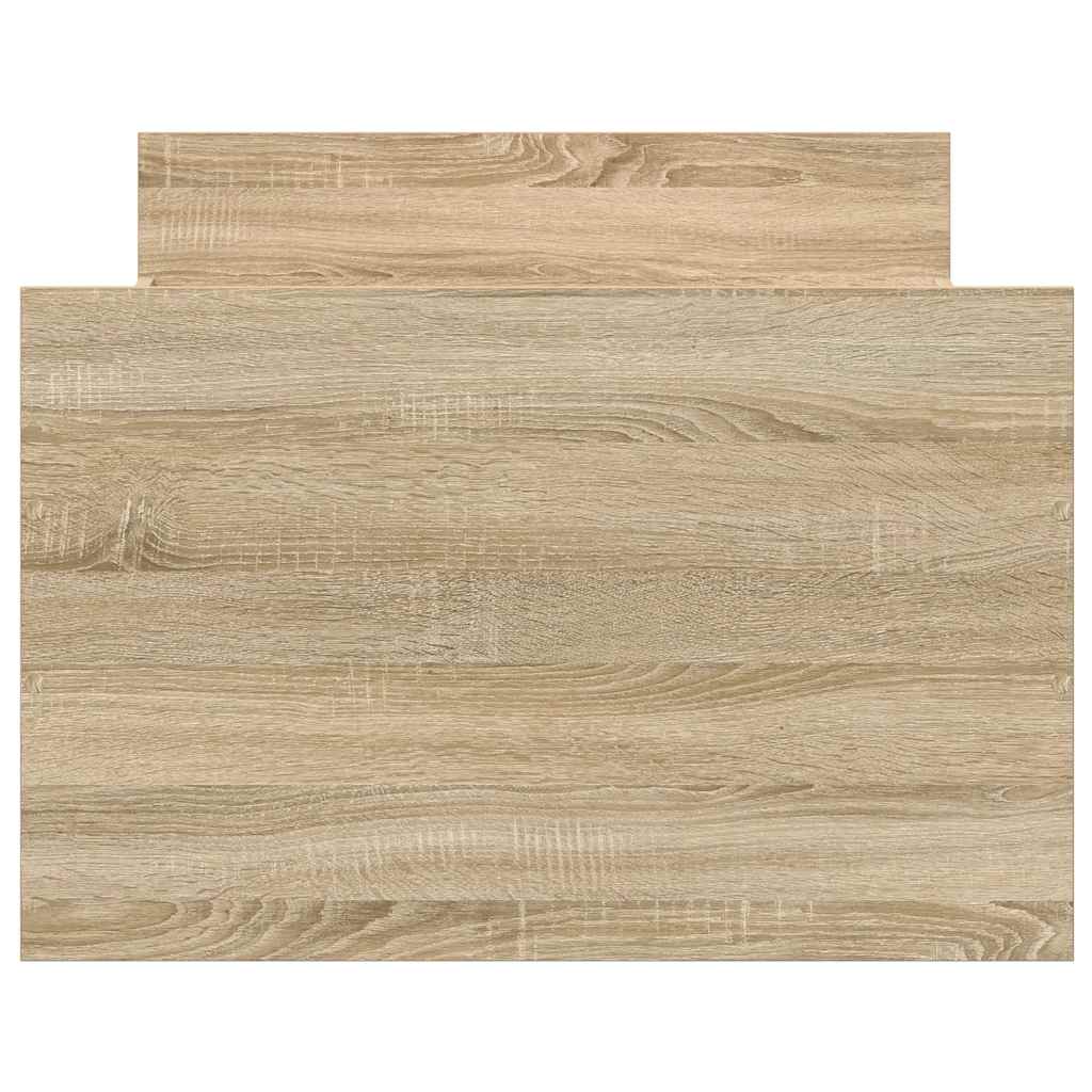 Giroletto con Testiera e Pediera Rovere Sonoma 75x190 cm | homemem39