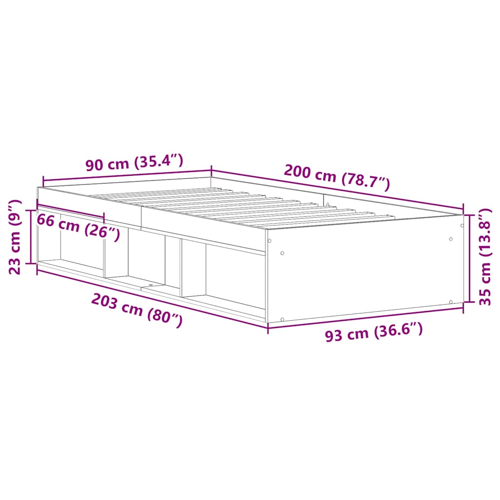Giroletto Bianco 90x200 cm | homemem39