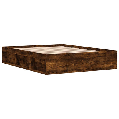 Smoked Oak bed frame 160x200 cm