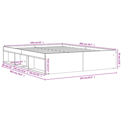 Giroletto Rovere Fumo 160x200 cm