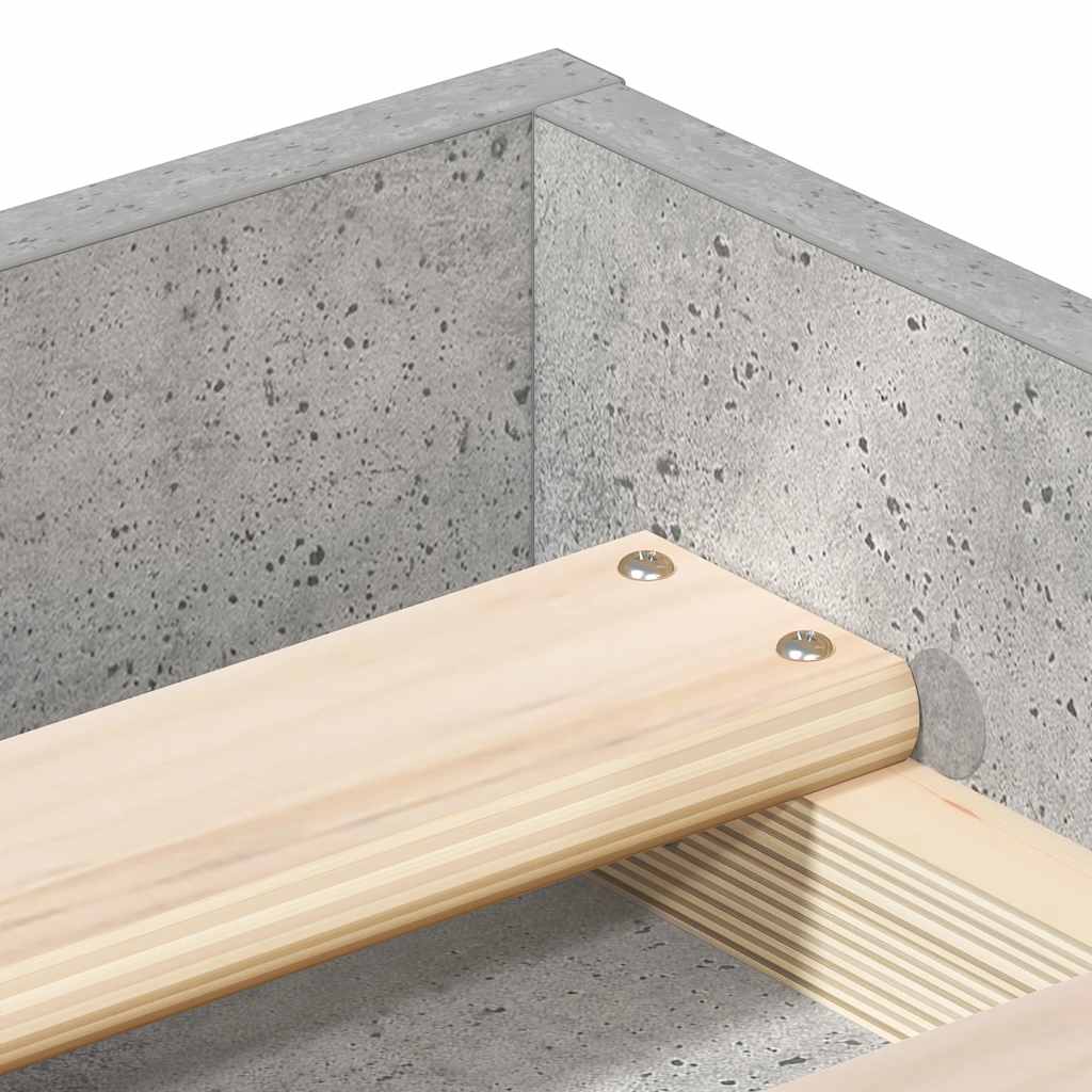 Giroletto Grigio Cemento 180x200 cm Super King | homemem39