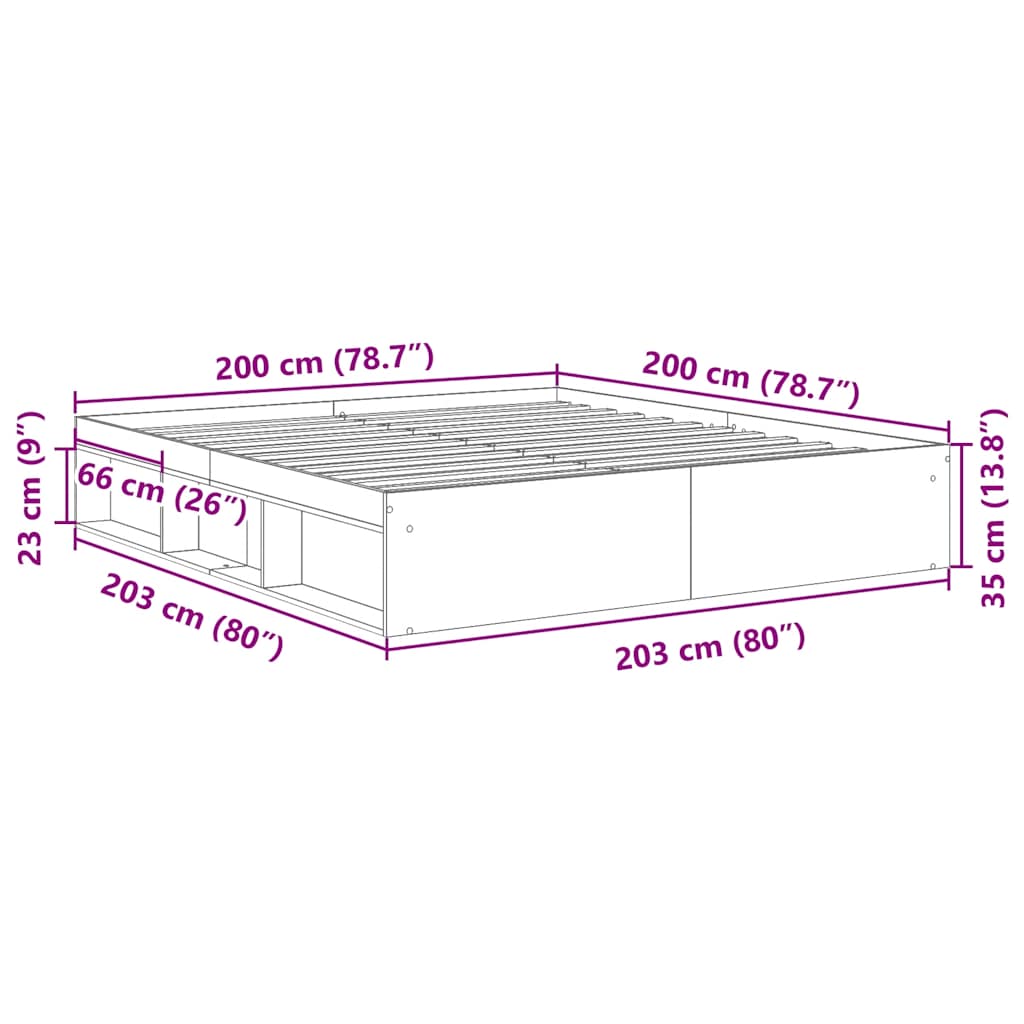 Giroletto Rovere Fumo 200x200 cm | homemem39