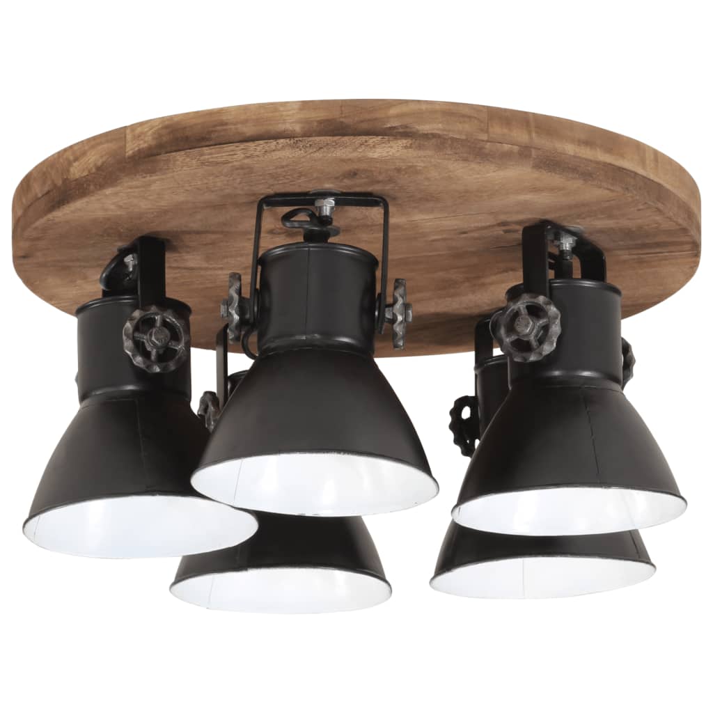 Lampada da Soffitto 25 W Nera 50x50x25 cm E27 | homemem39