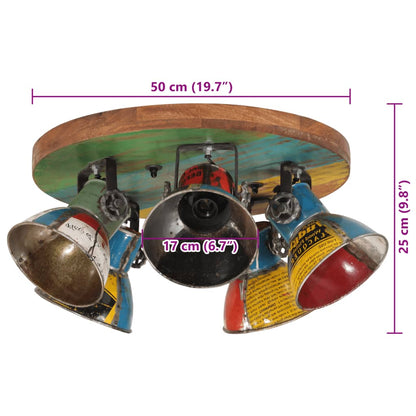 Lampada da Soffitto 25 W Multicolore 50x50x25 cm E27 | homemem39