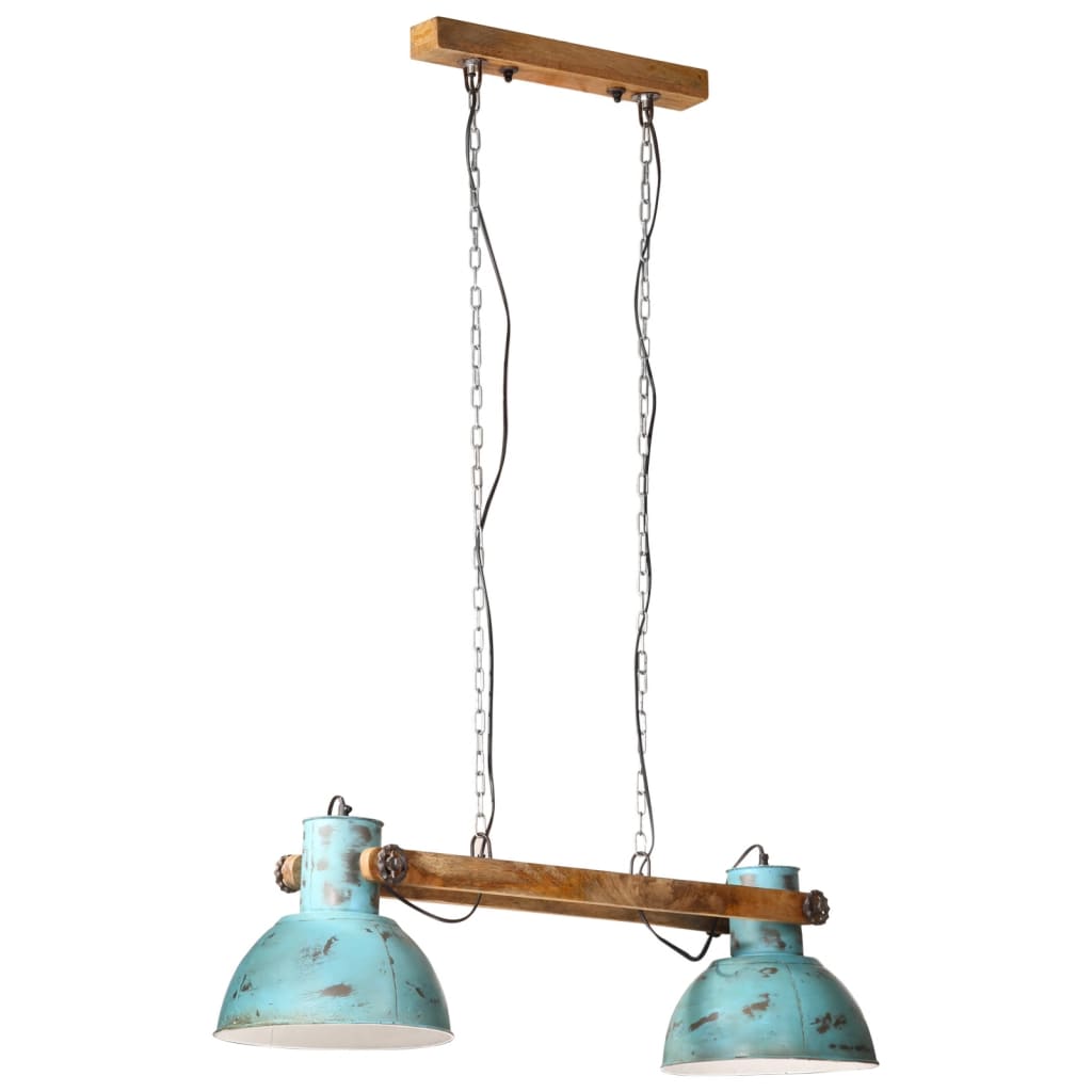 Lampada Pensile 25 W Blu Anticato 85x28x109 cm E27 | homemem39