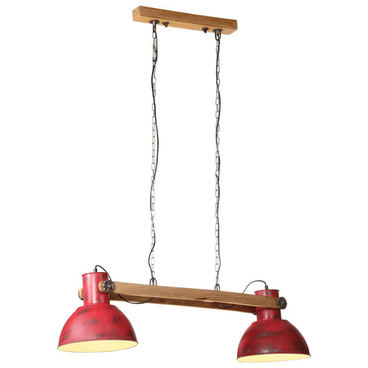 Lampada Pensile 25 W Rosso Anticato 85x28x109 cm E27