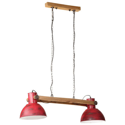 Lampada Pensile 25 W Rosso Anticato 85x28x109 cm E27