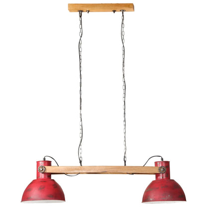 Lampada Pensile 25 W Rosso Anticato 85x28x109 cm E27