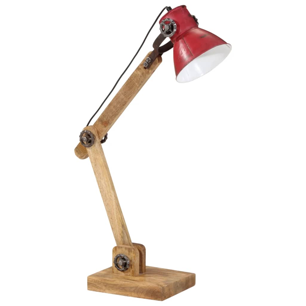 Lampada da Scrivania 25 W Rosso Anticato 23x18x96 cm E27 | homemem39