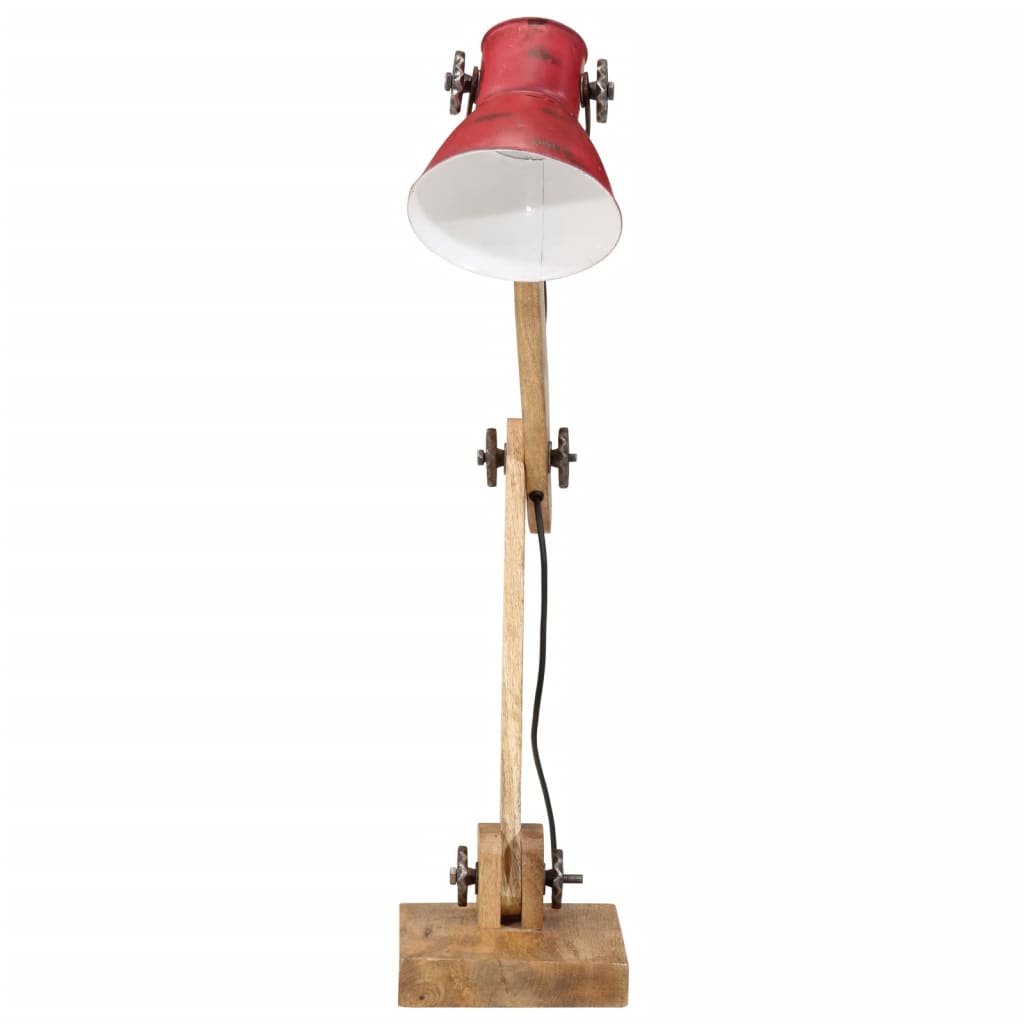 Lampada da Scrivania 25 W Rosso Anticato 23x18x96 cm E27 | homemem39