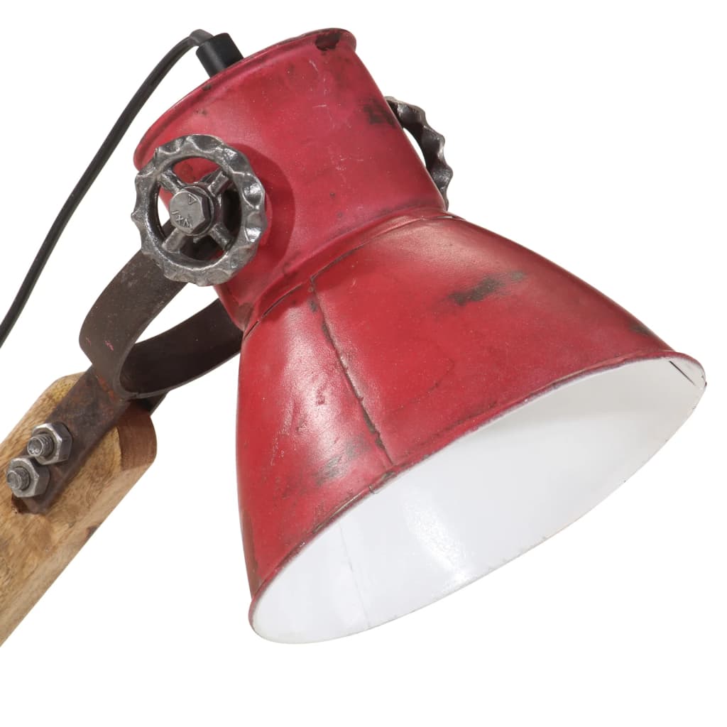 Lampada da Scrivania 25 W Rosso Anticato 23x18x96 cm E27 | homemem39