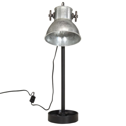 Lampada da Scrivania 25 W Argento Vintage 15x15x55 cm E27