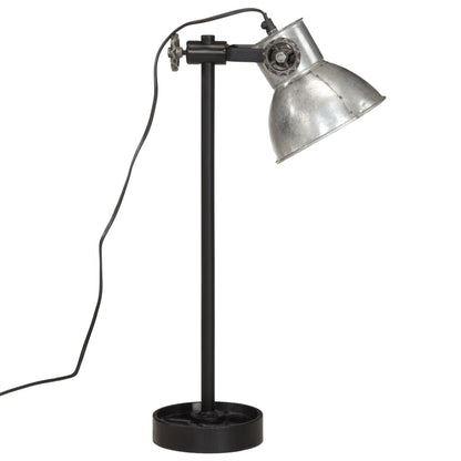 Lampada da Scrivania 25 W Argento Vintage 15x15x55 cm E27