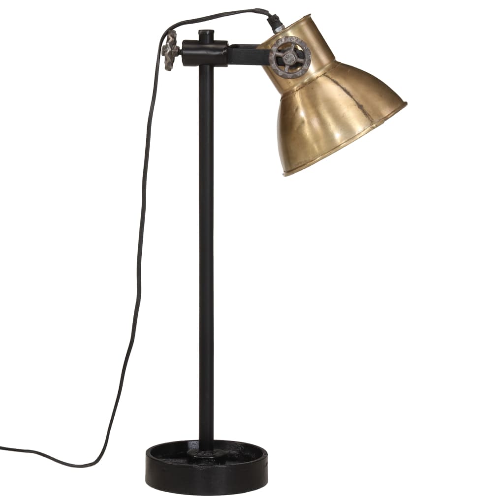 Lampada a Scrivania 25 W Ottone Anticato 15x15x55 cm E27