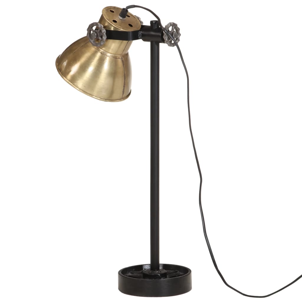 Lampada a Scrivania 25 W Ottone Anticato 15x15x55 cm E27