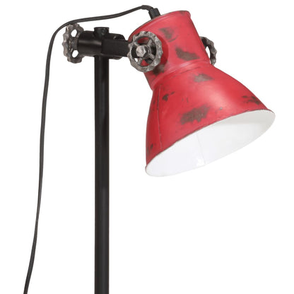 Lampada da Scrivania 25 W Rosso Anticato 15x15x55 cm E27