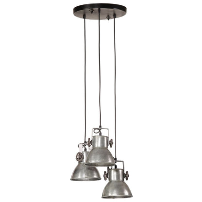 Lampada Pensile 25 W Argento Vintage 30x30x100 cm E27 - homemem39