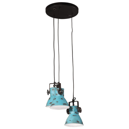 Lampada Pensile 25 W Blu Anticato 30x30x100 cm E27