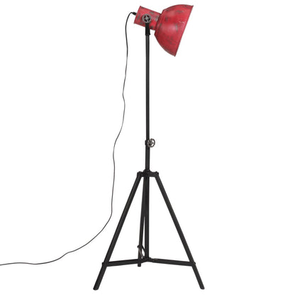 Lampada da Terra 25 W Rosso Anticato 61x61x90/150 cm E27