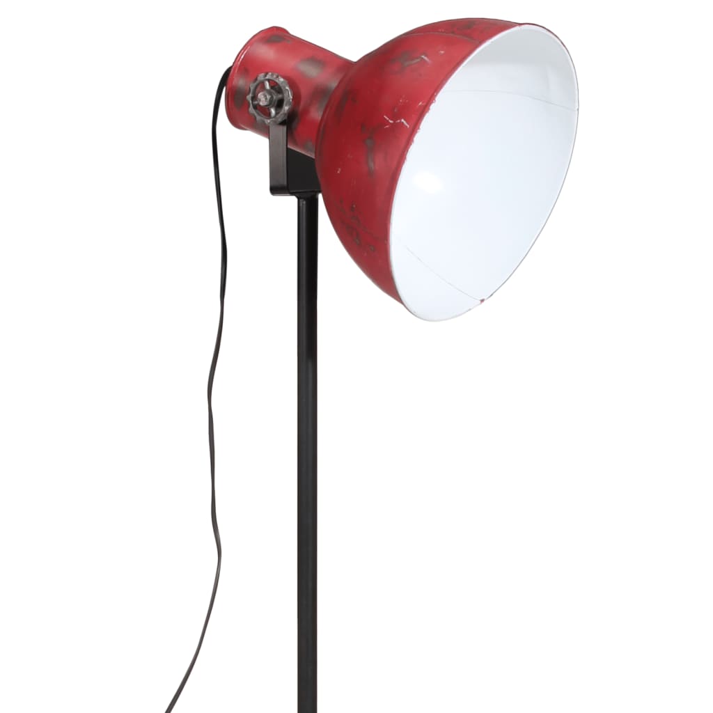 Lampada da Terra 25 W Rosso Anticato 61x61x90/150 cm E27