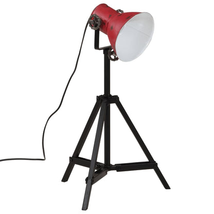 Lampada da Terra 25 W Rosso Anticato 35x35x65/95 cm E27