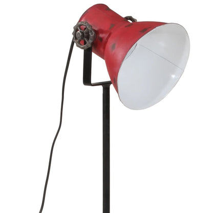 Lampada da Terra 25 W Rosso Anticato 35x35x65/95 cm E27