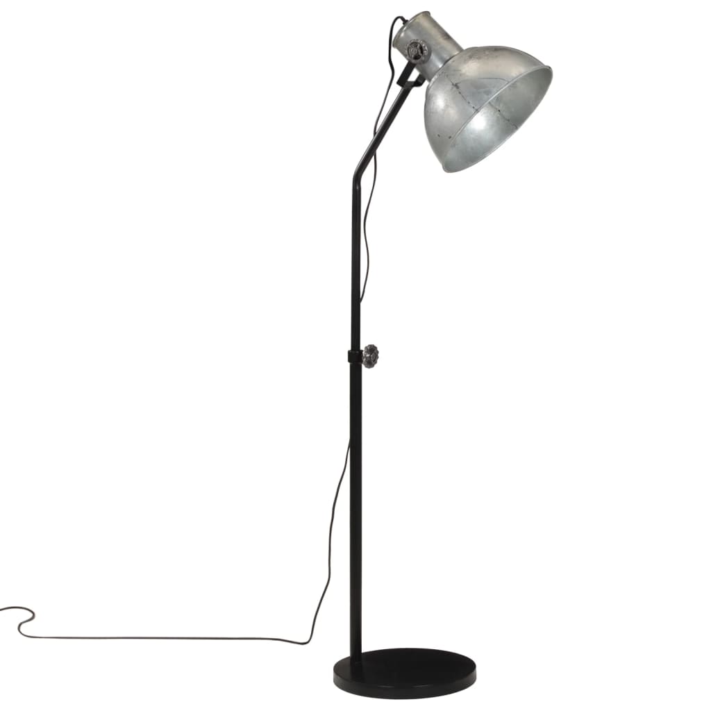 Floor Lamp 25 W Vintage Silver 30x30x90-150 cm E27