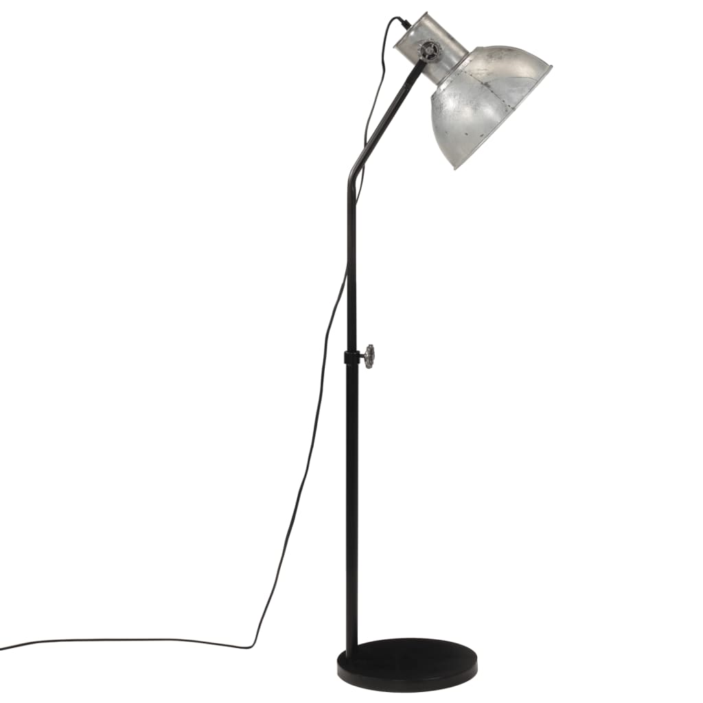 Floor Lamp 25 W Vintage Silver 30x30x90-150 cm E27