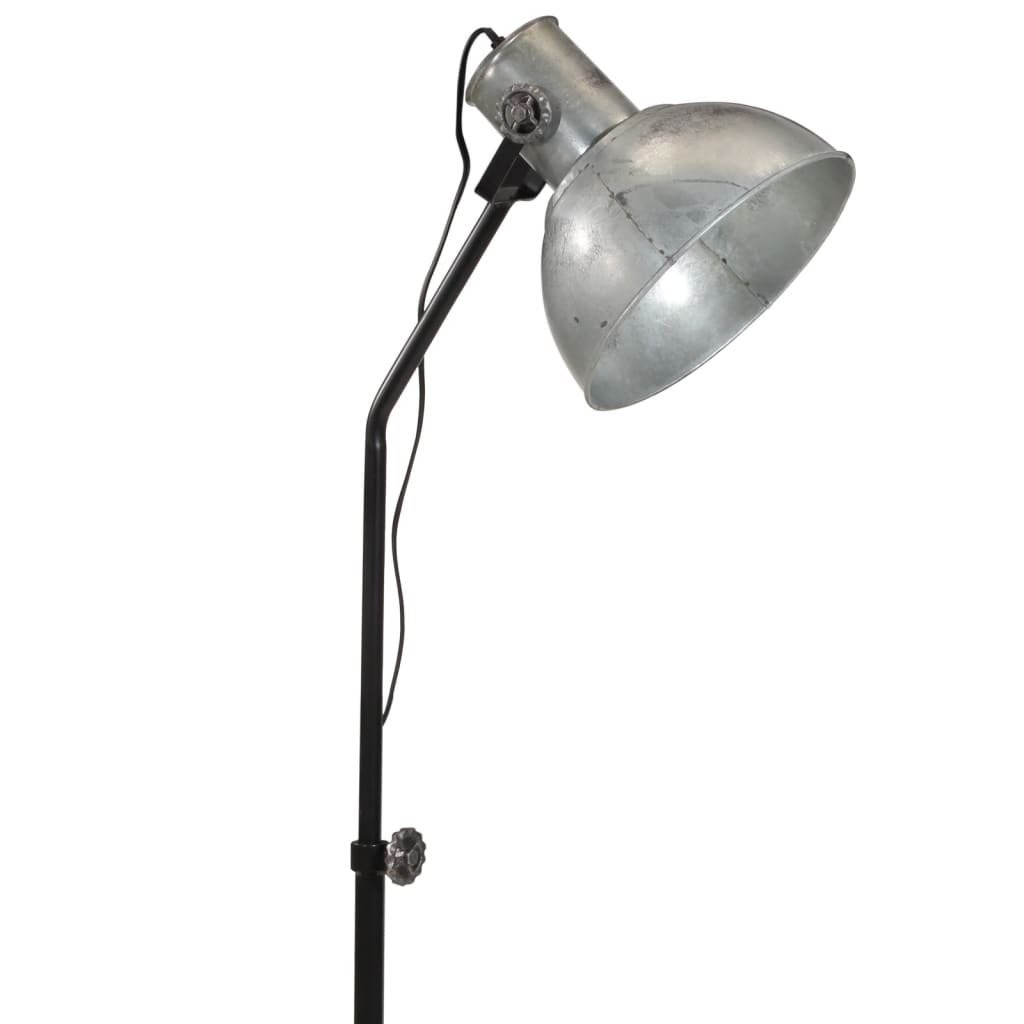 Floor Lamp 25 W Vintage Silver 30x30x90-150 cm E27