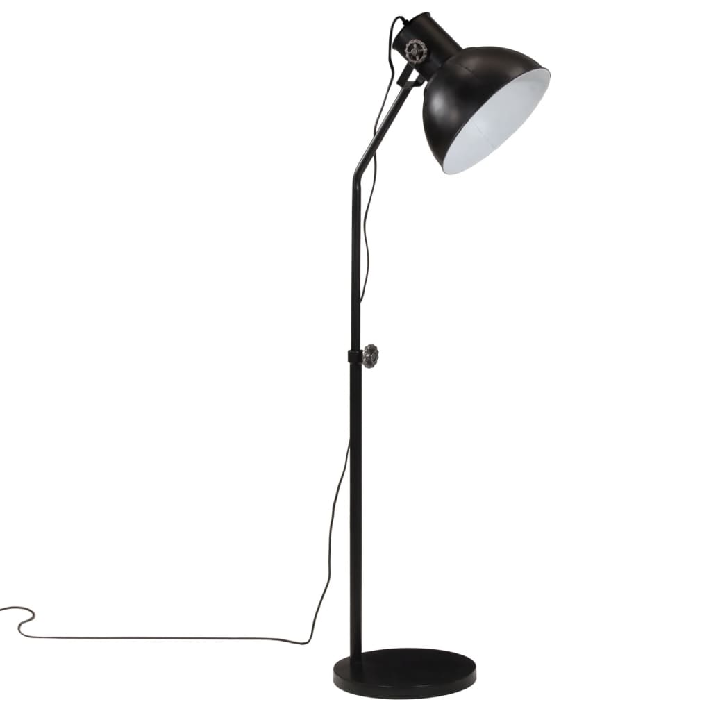 Lampada da Terra 25 W Nera 30x30x90-150 cm E27