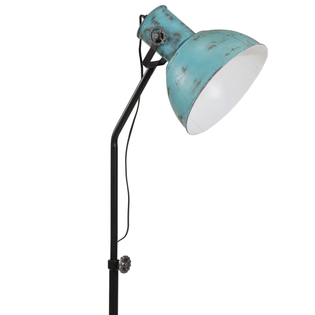 Lampada da Terra 25 W Blu Anticato 30x30x90-150 cm E27