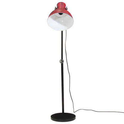 Lampada da Terra 25 W Rosso Anticato 30x30x90-150 cm E27