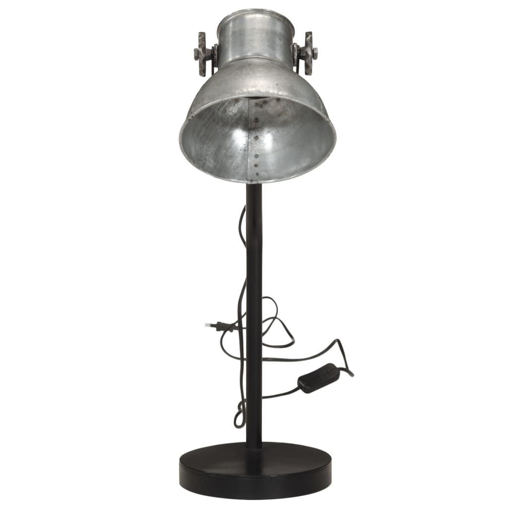 Lampada da Scrivania 25 W Argento Vintage 17x17x60 cm E27 - homemem39