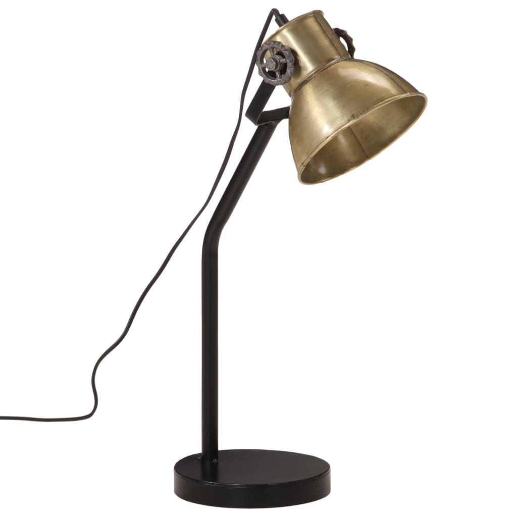 Desk Lamp 25 W Antique Brass 17x17x60 cm E27