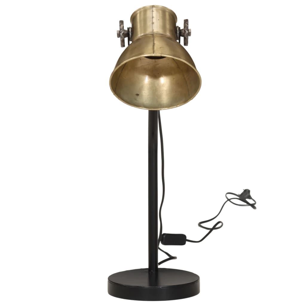 Desk Lamp 25 W Antique Brass 17x17x60 cm E27