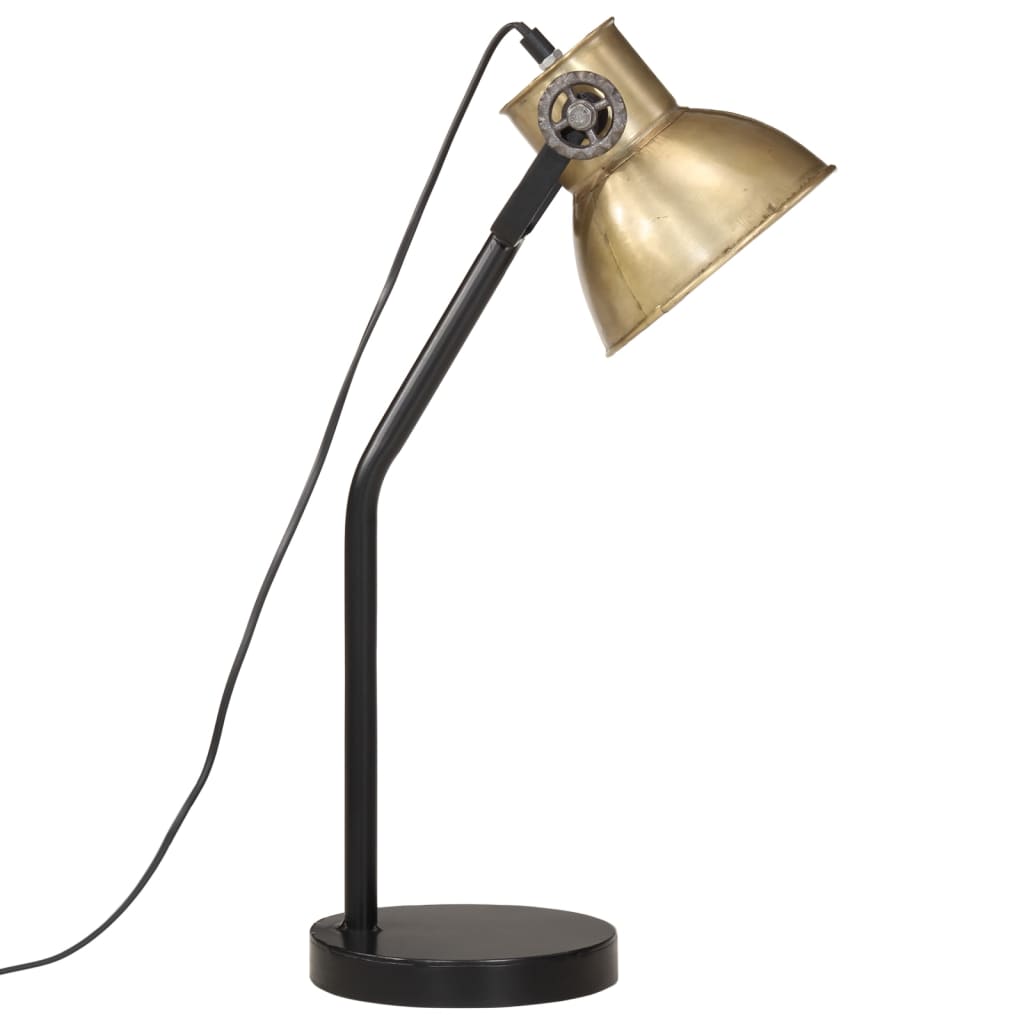 Lampada a Scrivania 25 W Ottone Anticato 17x17x60 cm E27