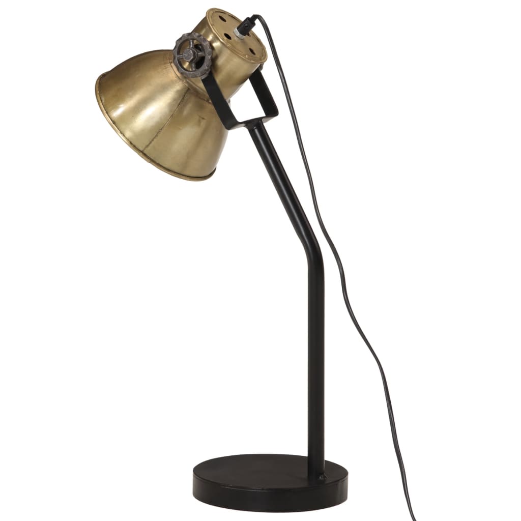 Desk Lamp 25 W Antique Brass 17x17x60 cm E27