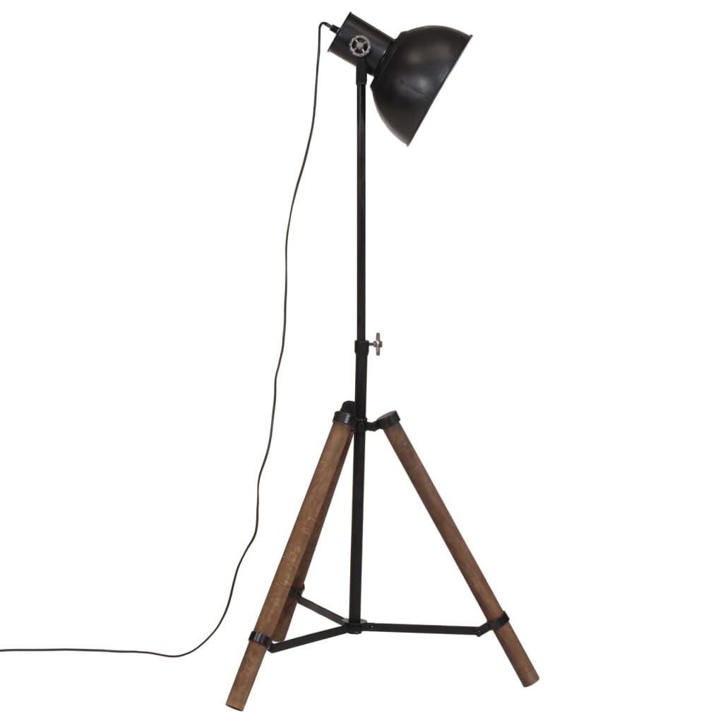 Floor Lamp 25 W Black 75x75x90-150 cm E27