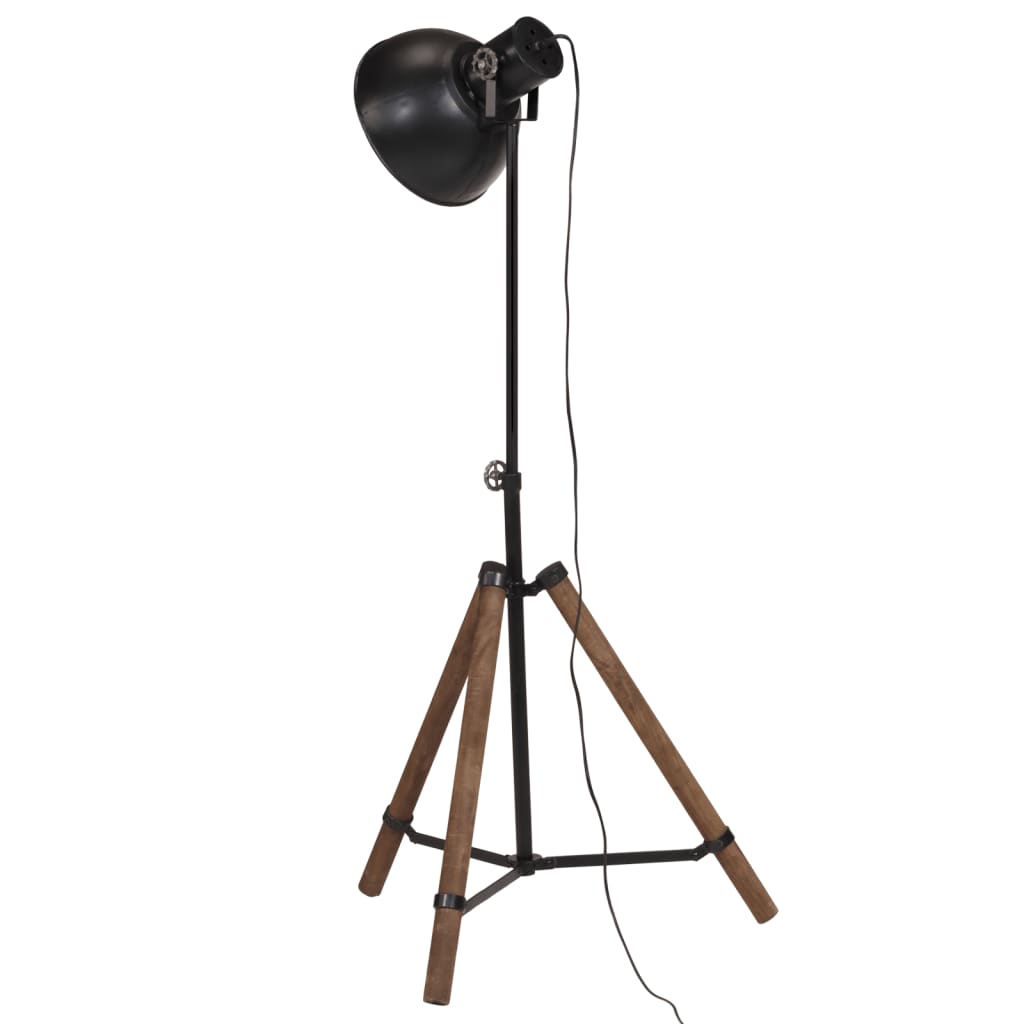 Floor Lamp 25 W Black 75x75x90-150 cm E27