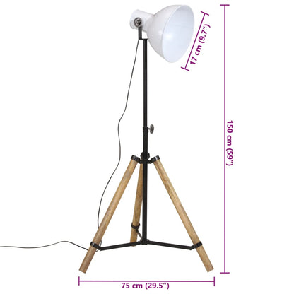 Lampada da Terra 25 W Bianca 75x75x90-150 cm E27