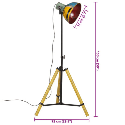 Floor Lamp 25 W Multicolor 75x75x90-150 cm E27