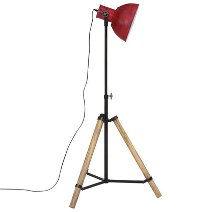 Lampada da Terra 25 W Rosso Anticato 75x75x90-150 cm E27