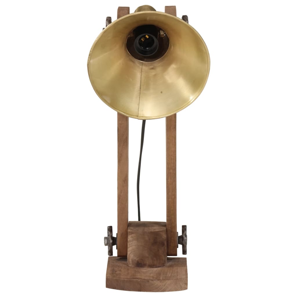 Lampada a Scrivania 25 W Ottone Anticato E27