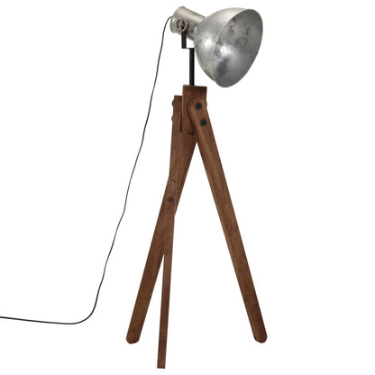 Floor Lamp 25 W Vintage Silver 45x45x120 cm E27