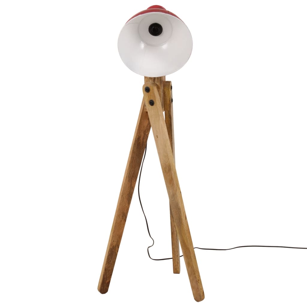 Floor Lamp 25 W Antique Red 45x45x120 cm E27