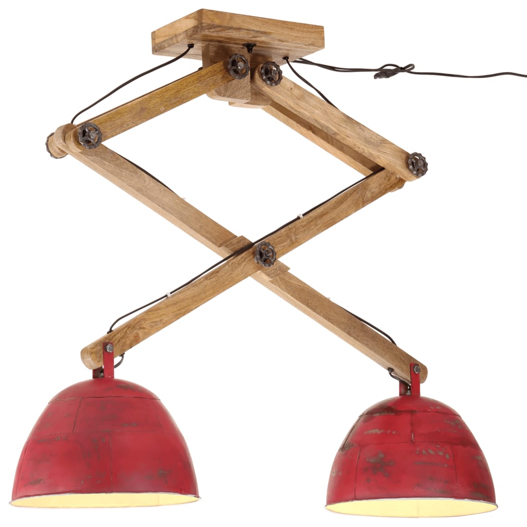 Ceiling Lamp 25 W Antique Red 29x18x85 cm E27