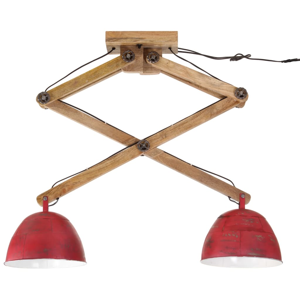 Ceiling Lamp 25 W Antique Red 29x18x85 cm E27