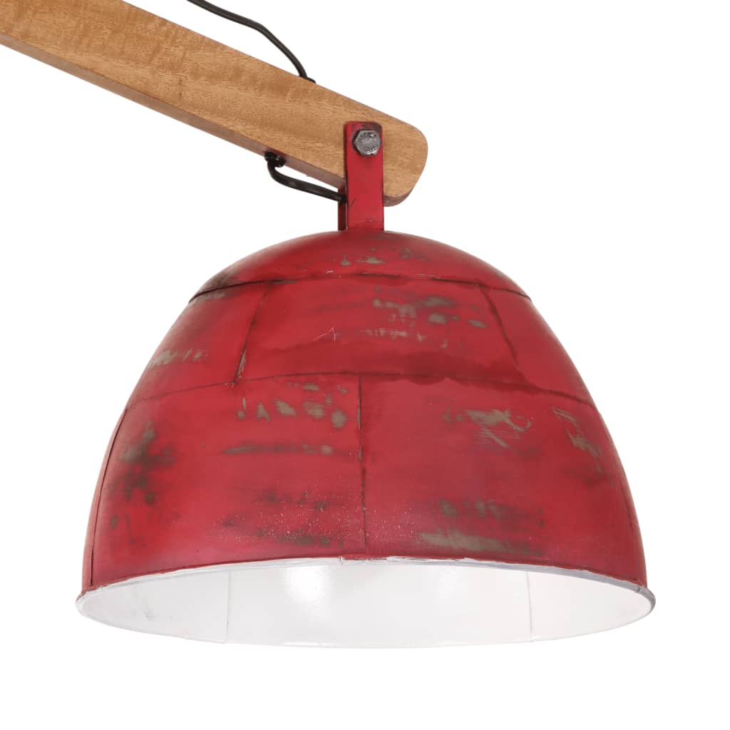 Lampada da Soffitto 25 W Rosso Anticato 29x18x85 cm E27