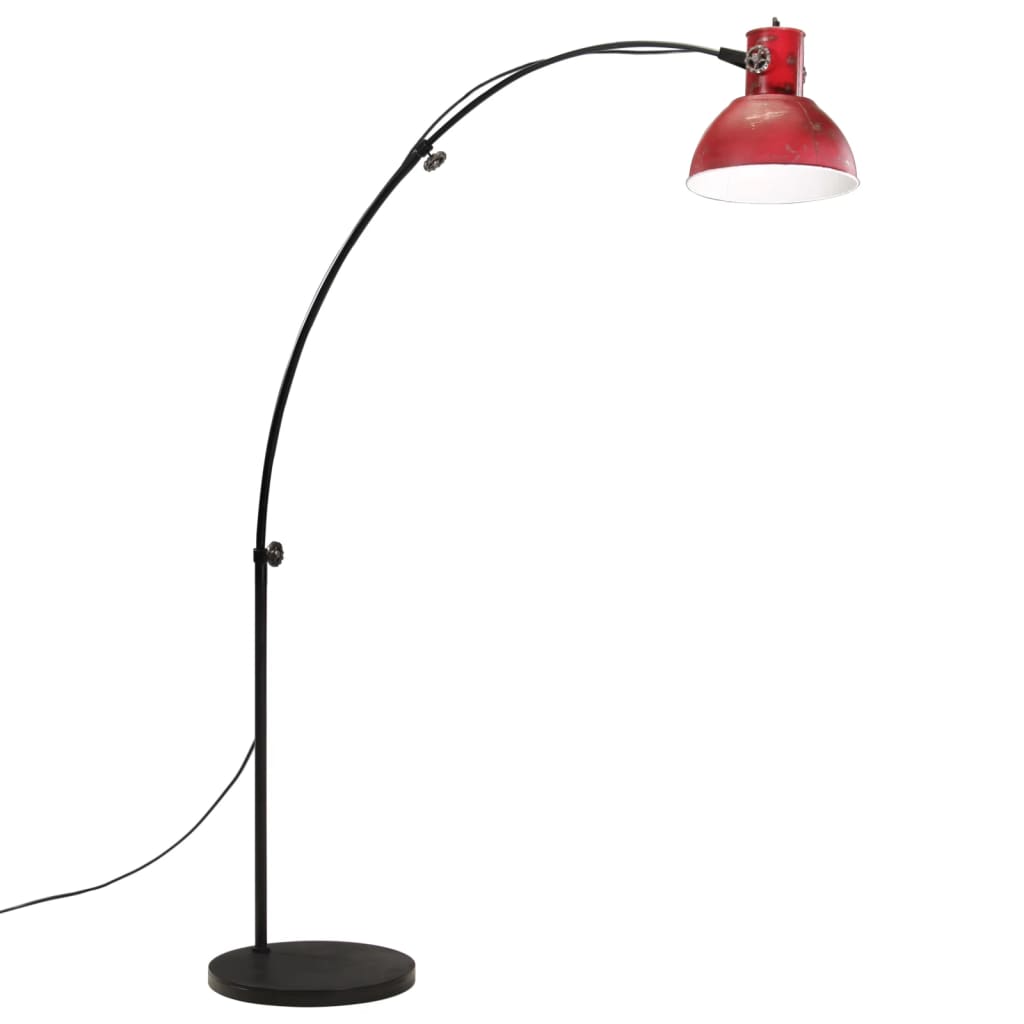 Lampada da Terra 25 W Rosso Anticato 150 cm E27