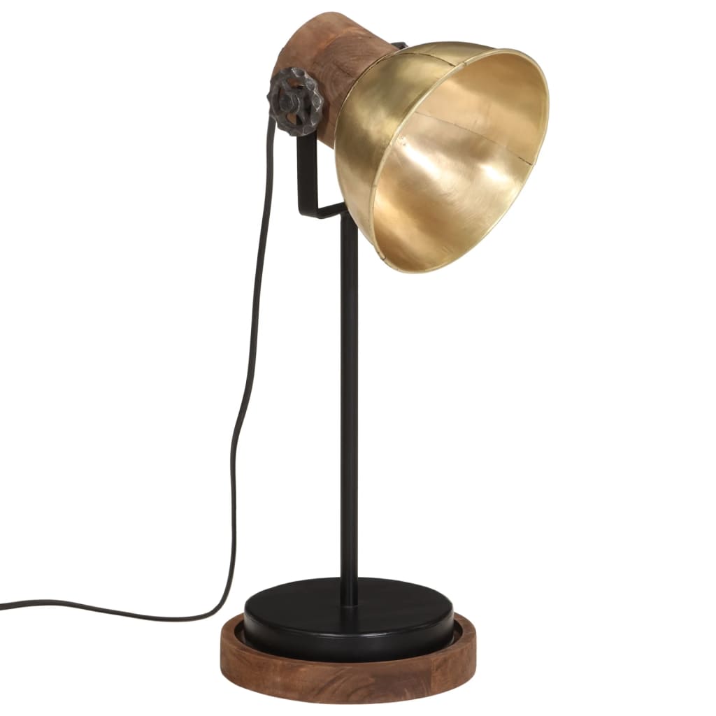 Lampada a Scrivania 25 W Ottone Anticato E27